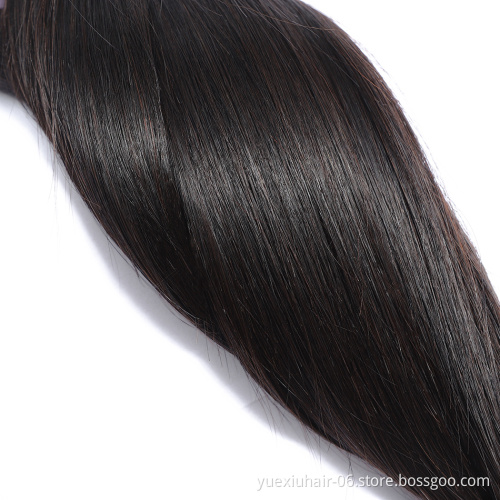 Silky Straight Mink Brazilian Hair 8A Grade 100% Human Hair Tangle Free Remy Human Hair Weft Sale